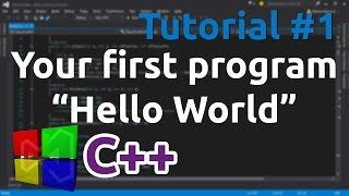 How to program in C++...  #1 - Setup and Hello World (C ++でプログラミングする方法)