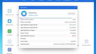 If you failed to connect with 3uTools, try to fix iTunes driver, and try again
