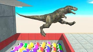 Jump Over Lookie Trap Pool - Animal Revolt Battle Simulator
