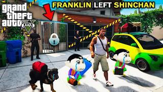 GTA 5: Franklin Left Shinchan & Chop in Gta5...!( Gta5 mods)