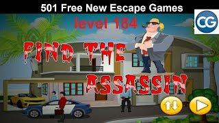 [Walkthrough] 501 Free New Escape Games level 184 - Find the assassin - Complete Game