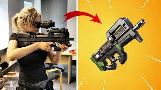 Fortnite Guns in Real Life - Updated (P90, SCAR, Bolt-Action)