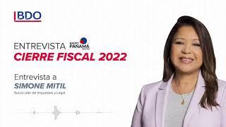 Entrevista Cierre Fiscal con Simone Mitil - Radio Panamá