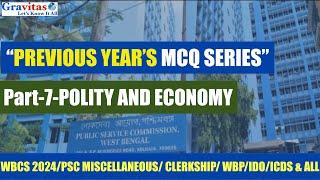 PYQ Series for WBCS 2024 Part7 || PSC Miscellaneous || PSC Clerkship || SSC || PSC IDO & WBPSC #mcq