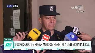 Detienen a presunto ladrón de moto en Ñemby