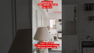 Luxury 4 BHK + Servant Apartment for Sale in Palm Drive, Sector 66 Gurgaon | 2100 Sq Ft | ₹3.9 Cr...