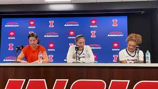 WBB:  Illini players post game vs. Florida State