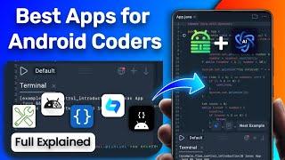 Powerful Android Coding Apps for beginners Hindi | Akash Kailashiya | Software Technology