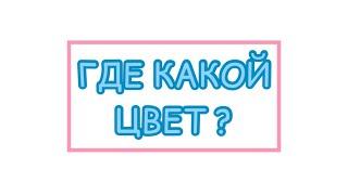 Где какой цвет?