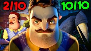 Every Hello Neighbor Game/Version RANKED