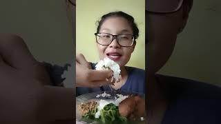 Spicy Sensations: Mukbang with Sambel Ebi️#shorts #short #asmr #mukbang