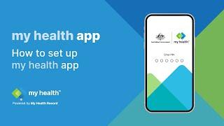 my health app - how to set up my health app