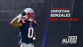 CHRISTIAN GONZALEZ IS ELEVATING THE PATRIOTS DEFENSE - 2024 FILM STUDY #patriots #newenglandpatriots