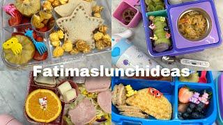 Weekly lunch box compilations/ Loncheras de la semana de Danna #fatimaslunchideas #schoollunch