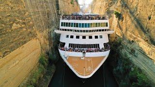 CORINTH CANAL, Greece: world's deepest canal - nature, history, tourism potential