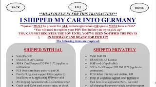Ramstein Tutorial: Vehicle Registration