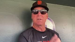 Bob Melvin on San Francisco Giants fans traveling well to Coors Field in Denver and other MLB cities