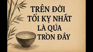  TRIẾT LÝ CỔ NHÂN: TRÊN ĐỜI TỐI KỴ NHẤT LÀ QUÁ TRÒN ĐẦY | Tinh Hoa Cổ Nhân | Tuyệt Đỉnh Cao Trà