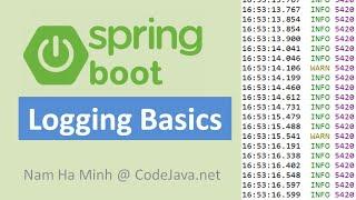 Spring Boot Logging Basics