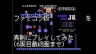【FC】　ドンキーコングJR．（6周目最終面まで）