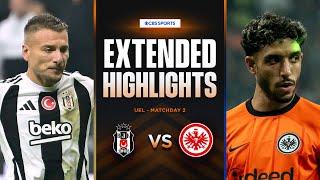 Beşiktaş vs. Eintracht Frankfurt: Extended Highlights | UEL League Phase MD 2 | CBS Sports Golazo