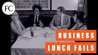 What Not to Do At a Business Lunch