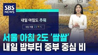 [날씨] 서울 아침 2도…내일 밤부터 중부 중심 비 / SBS