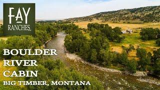 SOLD | Montana Cabin For Sale | Boulder River Cabin | Big Timber, MT