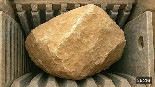 Crushing Stone with Precision:The Ultimate Machine"Unbelievable Power"The BeastCrushing Machine Demo