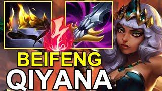 LOL CN BEST QIYANA - Beifeng Qiyana vs Ekko D1 - Challenger Qiyana Gameplay S14.20