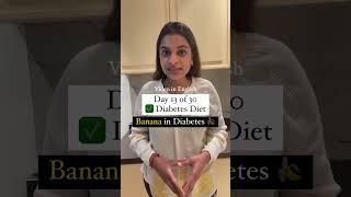 Banana in Diabetes | Dietitian Lakshita Jain #diabeticdiet #healthyfood #diabetes