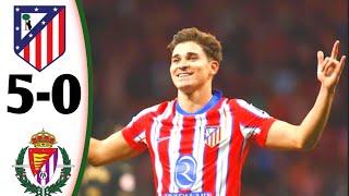 Atletico Madrid  Vs Real Valladolid  5-0 All Goals Highlight Today Match 2024