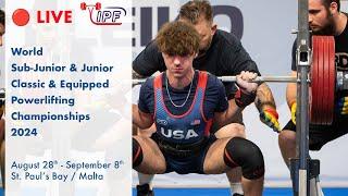 Women Jr, 52kg & 57kg B classic - World Sub-Junior & Junior Powerlifting Championships 2024