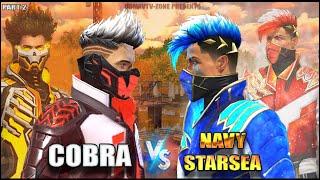 COBRA VS NAVY STARSEA | PART 2 | FREE FIRE SHORT STORY | SHOT RANGE