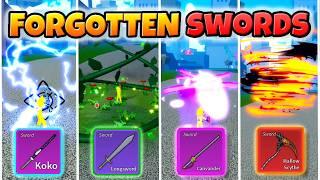 Top 10 Forgotten Swords Combos In Blox Fruits! update 23