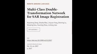 Multi-Class Double-Transformation Network for SAR Image Registration | RTCL.TV