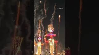 Biggest Ravan Dahan in Dussehra Maidan Jaipur 2023 | Dussehra Ravan Dahan in Adarsh Nagar 2023