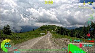 MTB Indoor Cycling Workout Schmittenhöhe Austria Alps Telemetry 4K Video