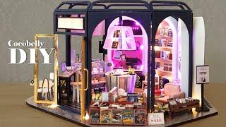 Book Cafe DIY Miniature Dollhouse Crafts Relaxing Satisfying Video