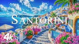 Santorini 4K - Discover the Stunning Beauty of Greece's Iconic Island With Relaxing Music