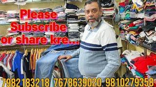 branded jeans t-shirt wholesale and retail garments #karolbaghmarketdelhi