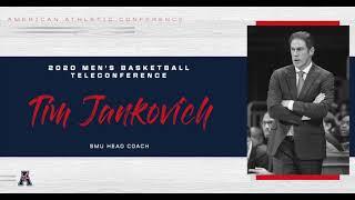 2020 Men's Basketball Championship Teleconference SMU Head Coach Tim Jankovich