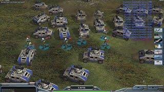 USA Laser - Command & Conquer Generals Zero Hour - 1 vs 7 HARD Gameplay