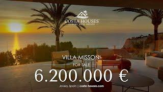 VILLA MISSONI | For Sale Luxury Frontline Villa in Javea, Costa Blanca Spain by COSTA HOUSES LV ®