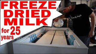 Can Freeze Dried Milk Last 25 Years?  #freeezedriedmilk