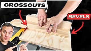 ULTRA SIMPLE Mini Cross Cut Sled || DeWalt DWE7491RS Table Saw