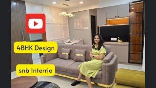 Smart & Stylish 4BHK Jodi Flat Interior | Joyville Hadapsar Pune | Budget-Friendly Home Design