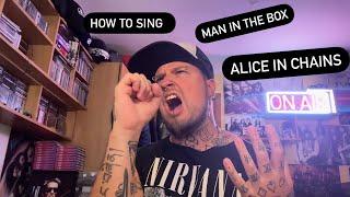 Alex Shelest Vocal Lessons - How to sing Man In The Box ( Alice In Chains )