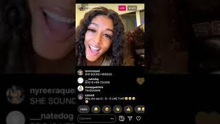 DIAMOND NICOLE ARGUES WITH A INSTAGRAM HATER ON INSTAGRAM LIVE|*Gets Heated*