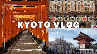 JAPAN VLOG EP. 2 ️: nishiki market, fushimi inari, gion, kiyomizu-dera | SOLO IN KYOTO